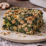 Nádivka s brokolicí a žampióny