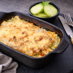 Zapečené vepřové kotletky s brambory