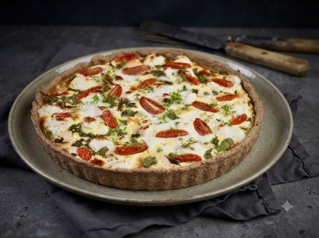 Quiche s lososem