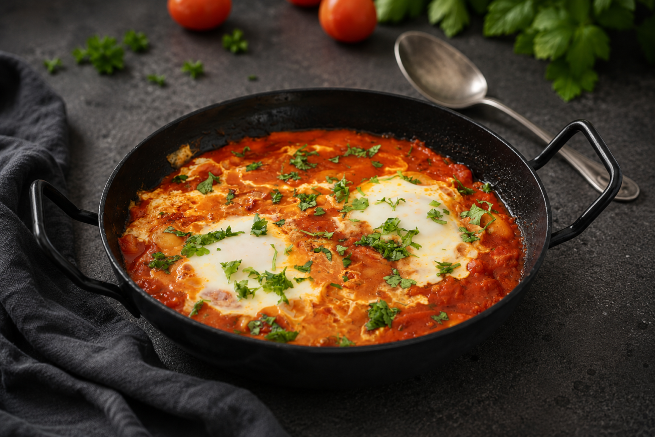 Obědová shakshuka