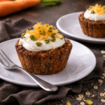 Mrkvové muffiny z ovesných vloček