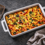 Zeleninová frittata s balkánským sýrem