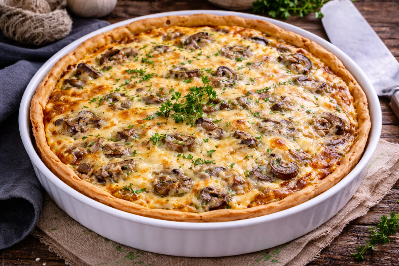Quiche se žampióny