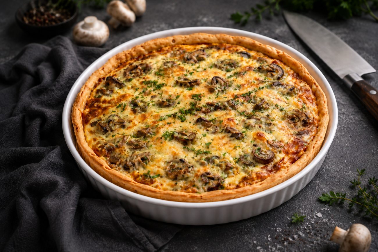 Quiche se žampióny