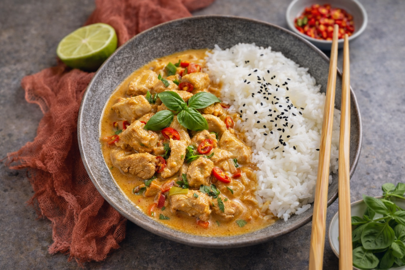 Krůtí směs s kokosovým mlékem