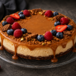 Karamelový cheesecake