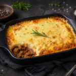 Ragú z mletého masa zapečené s bramborovým pyré
