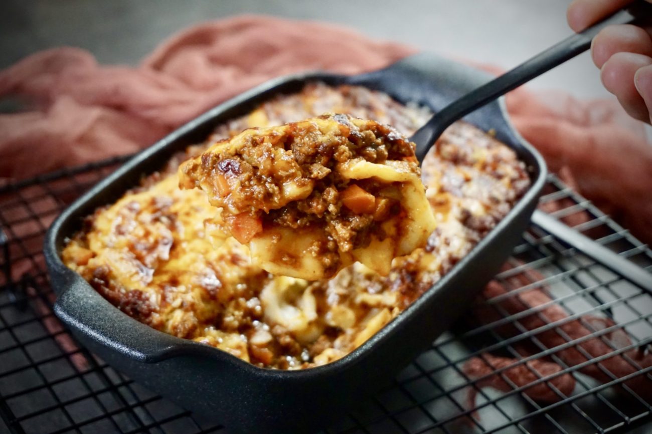 Lasagne s boloňským ragú