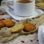 Zdravé sušenky - z goji a z matcha čaje