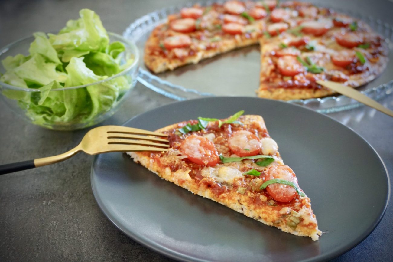 Bezlepková květáková pizza