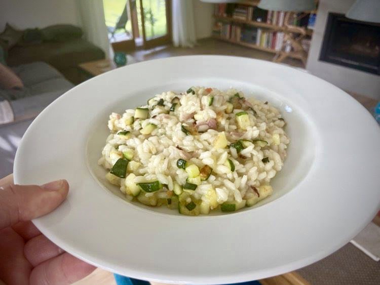 Italské risotto s cuketou