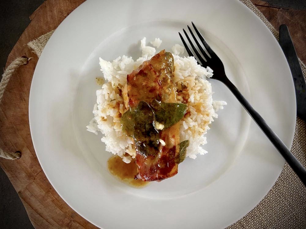 Saltimbocca z krůtího masa