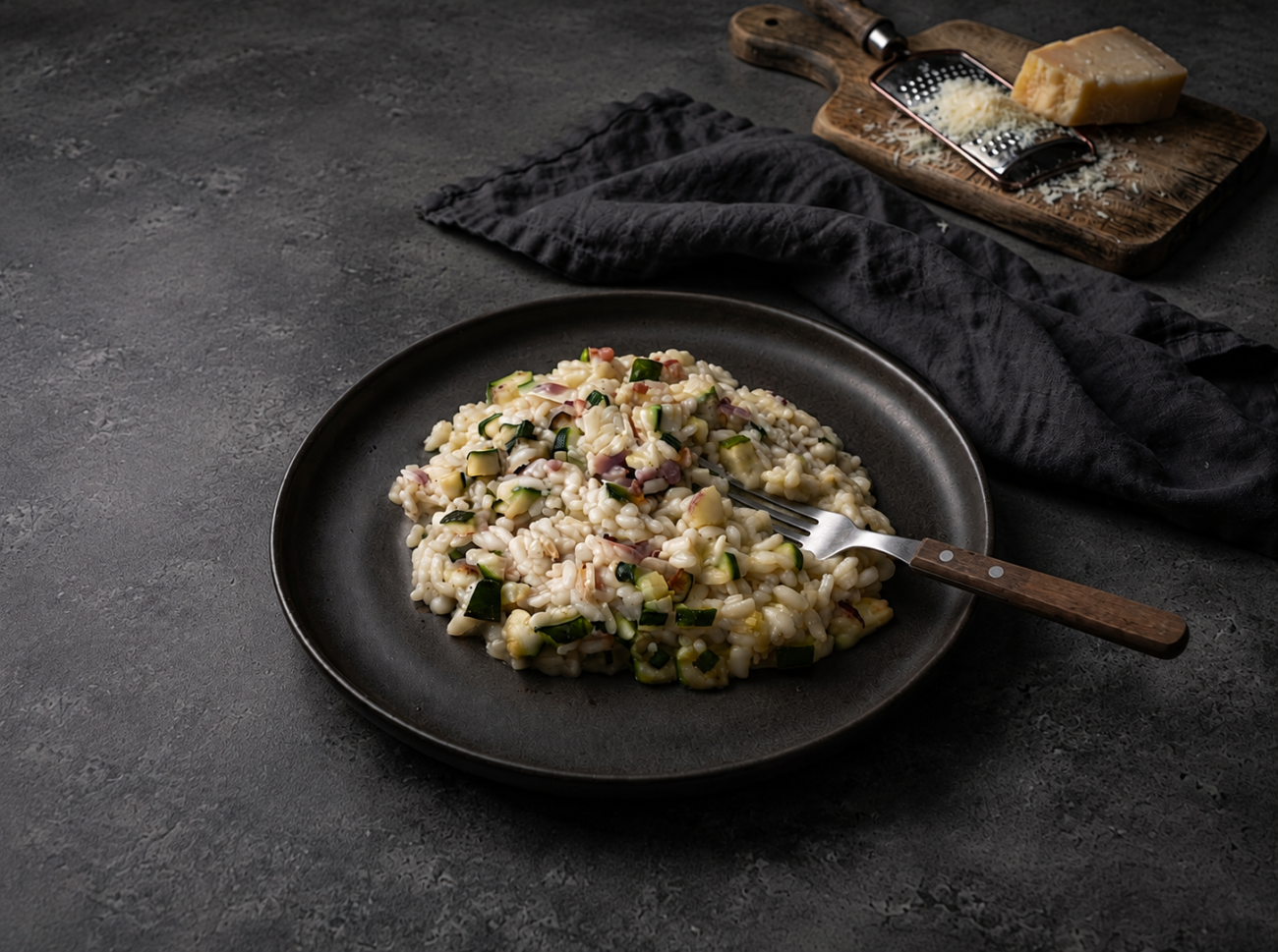 Italské risotto s cuketou
