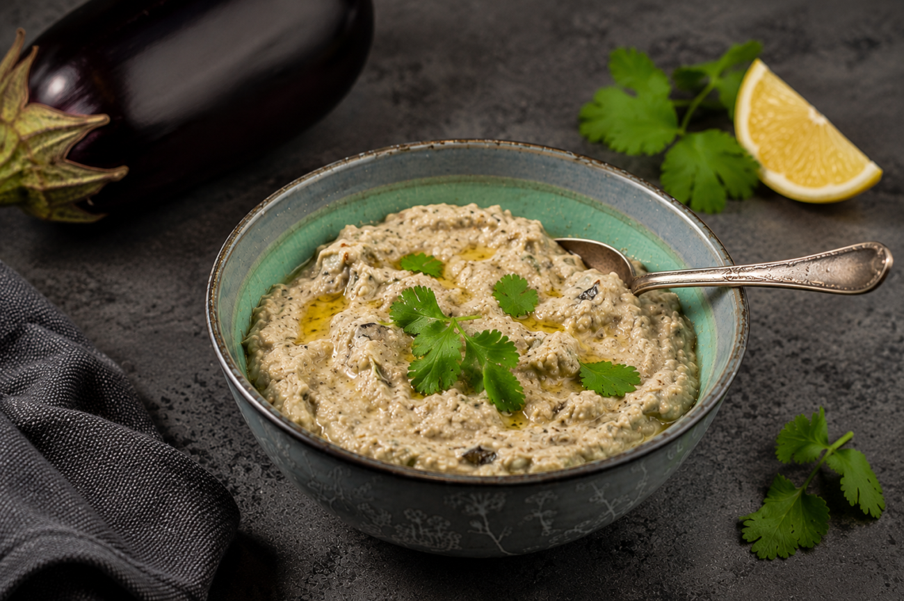 Baba ganoush z lilku