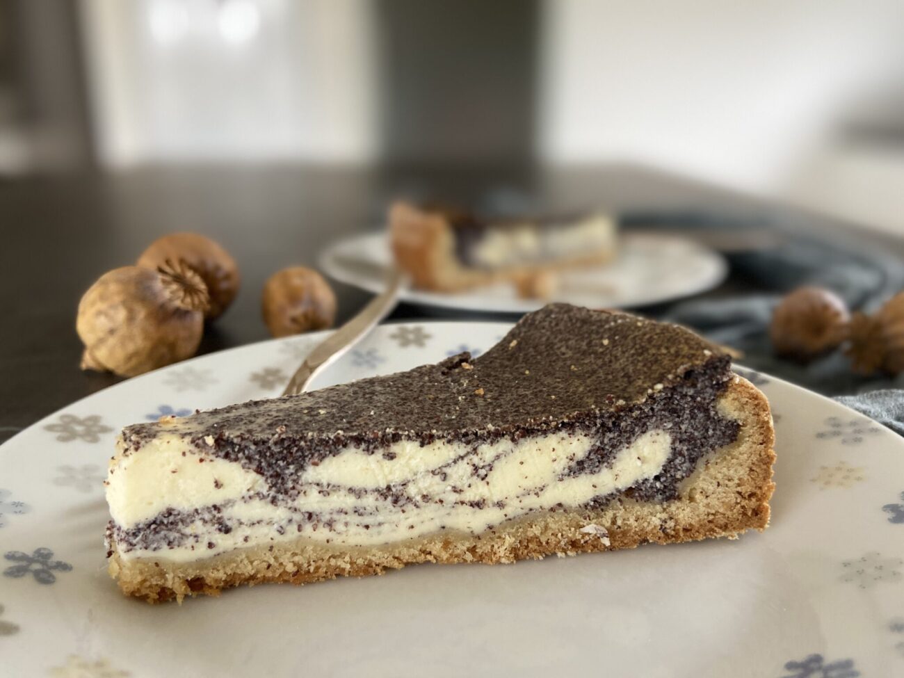 Mramorový pečený cheesecake