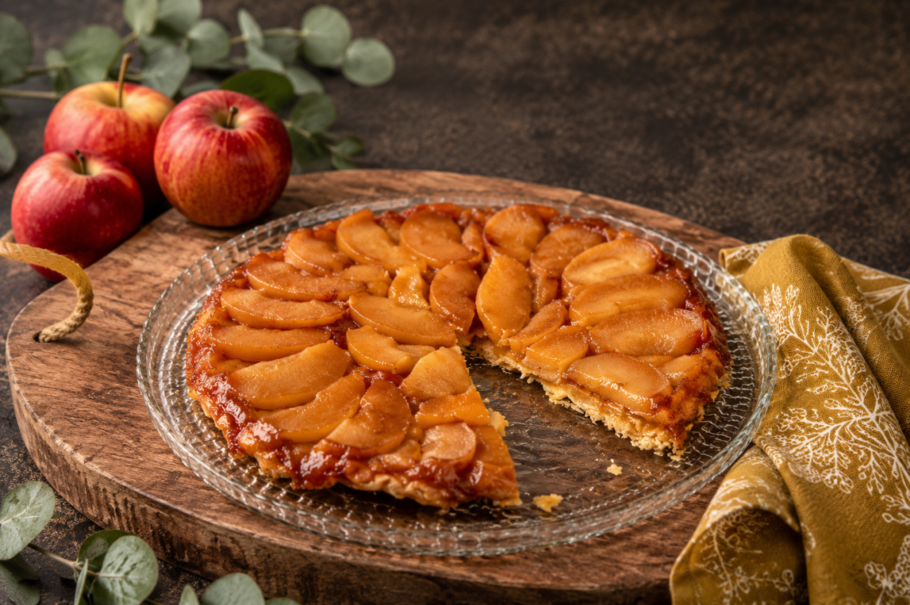 Tarte Tatin – obrácený koláč z listového těsta