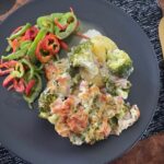 Brokolice zapečená s modrým sýrem