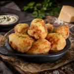 Květák v parmazánové strouhance z horkovzdušné fritézy