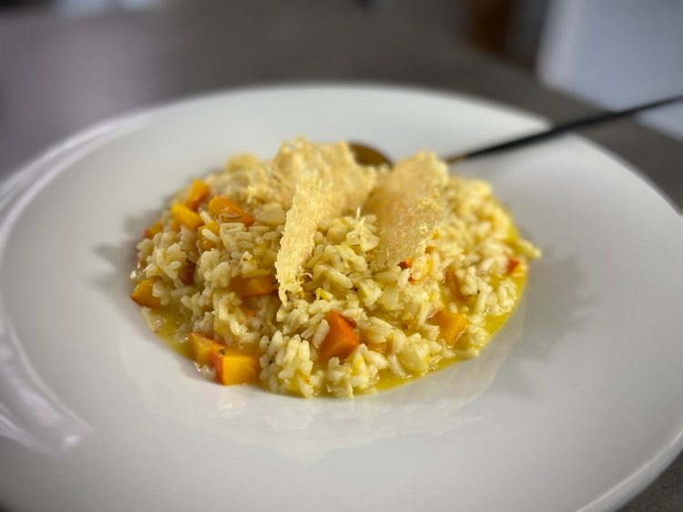 Italské risotto s dýní Hokaidó