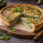 Špenátový koláč - quiche