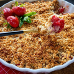 Jednoduchý jahodový crumble