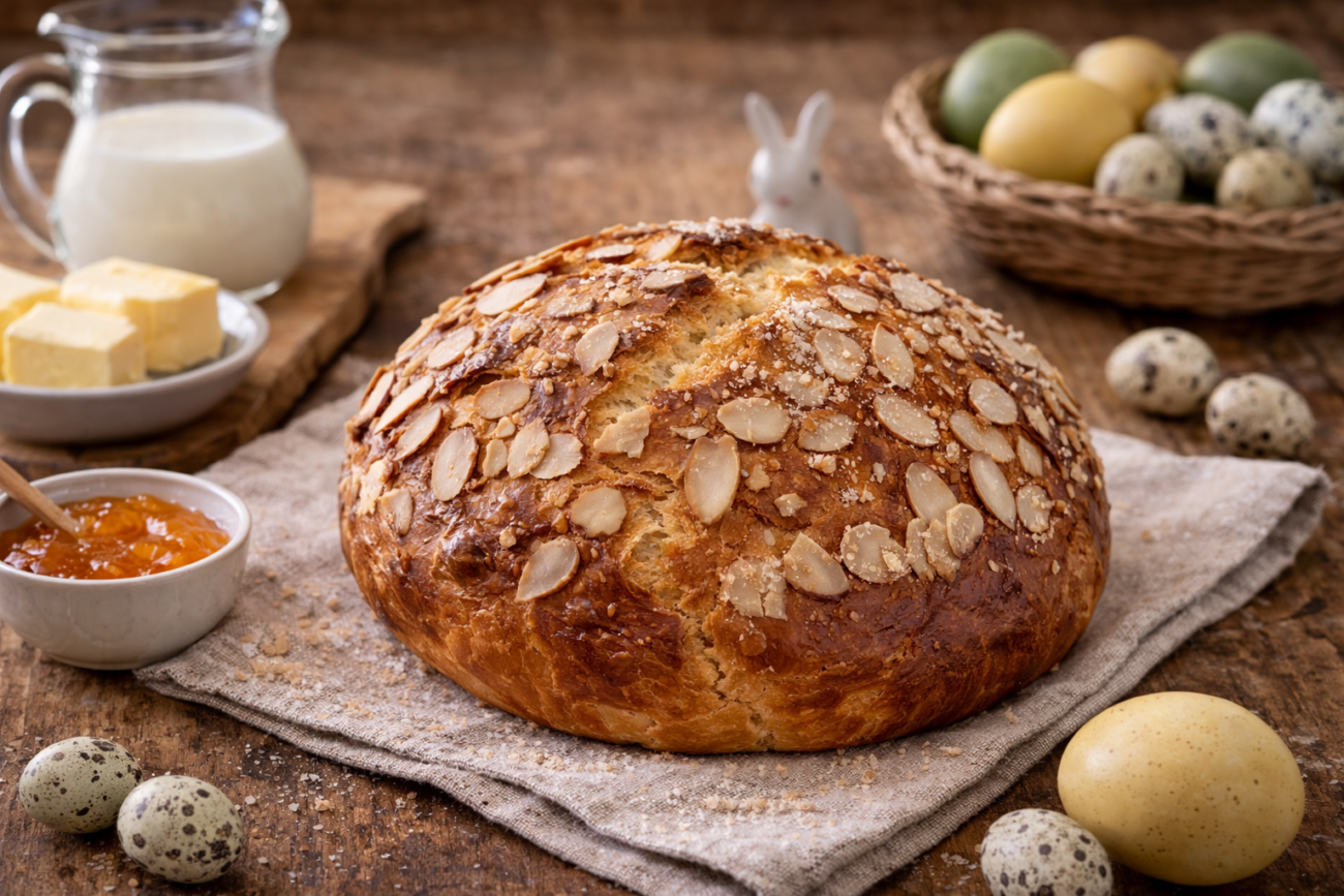 Kynutý mazanec s podmáslím