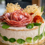 Slaný dort z domácího toustového chleba