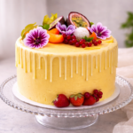 Piškotový tropic dort s mangem a marakujou