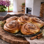 Skořicové šneky s jablíčkem