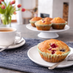 Ovocné muffiny ze zakysané smetany