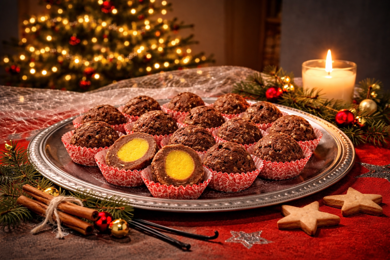 Plněné kuličky „včelí úly“