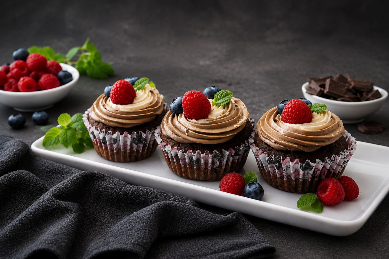 Kakaové cupcaky
