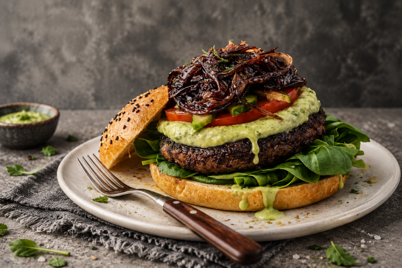 Hamburger s domácími bulkami